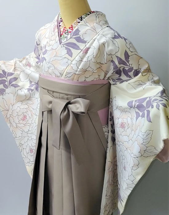 くすみカラー袴セット：hakama-026|レンタル袴|大阪、日産呉服・和田甚